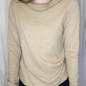Beige Simple Long Sleeve!